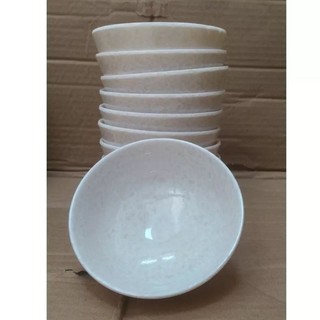 COMBO 5 TÔ vân đá Melamine  - chén nhựa Vân Đá Fataco