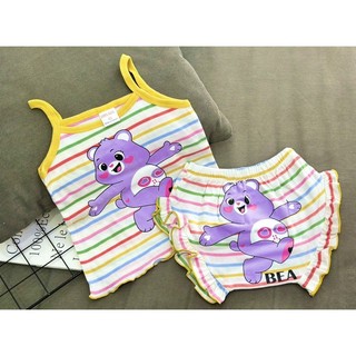 12-20KG | Bộ chip 2 dây bé gái thun borip, siêu phẩm cho mùa hè, serie màu mới