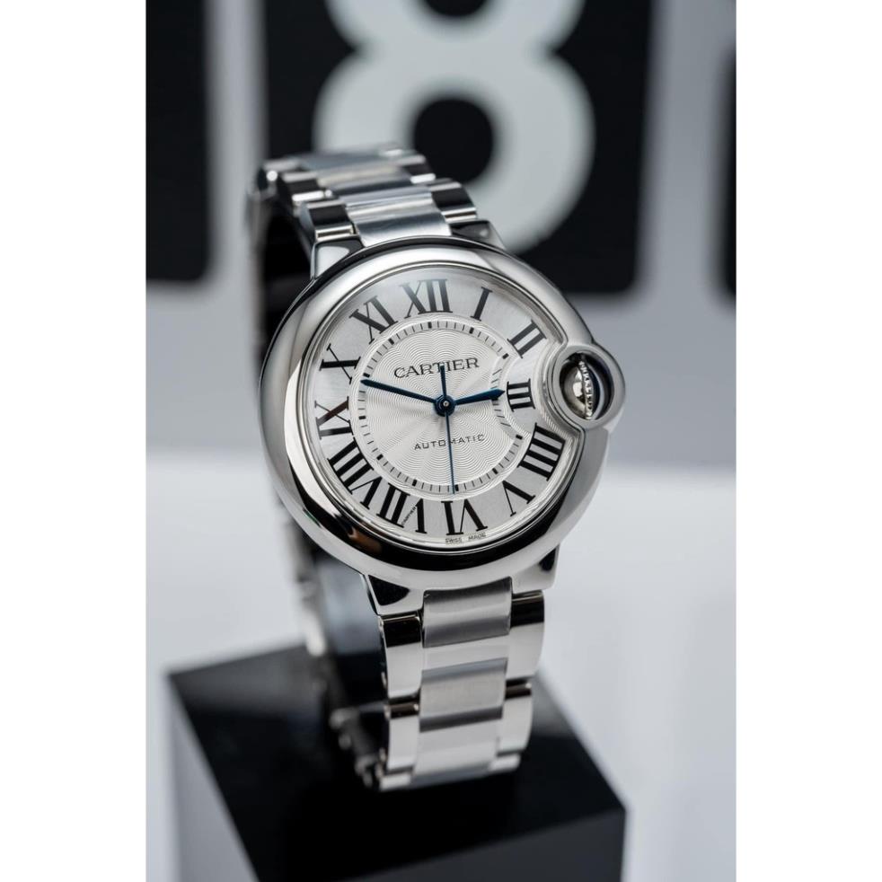 Đồng hồ nữ Cartier ballon White 32mm - khung Thép bản cao- Quazt - may thụy- CHỐNG NƯỚC- BẢO HÀNH3n
