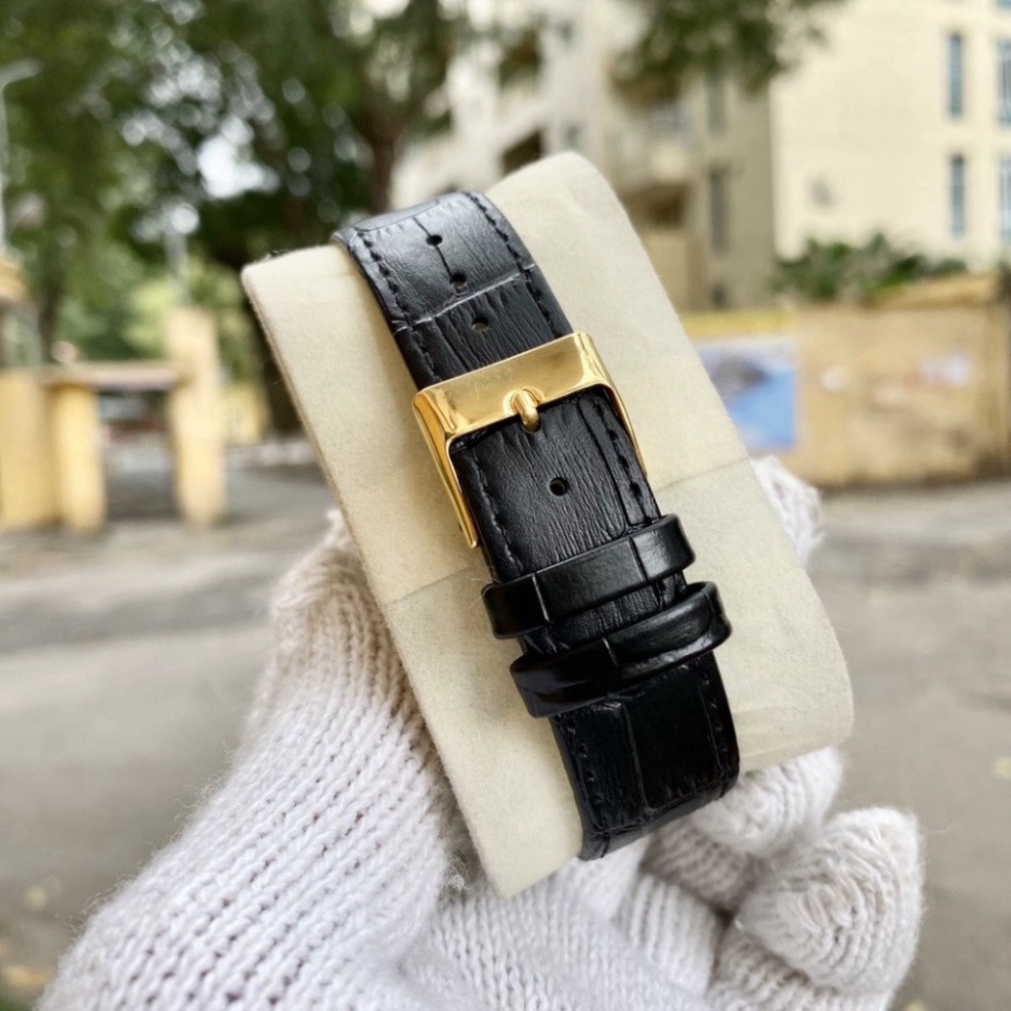 Đồng Hồ NAM ROLEX R075b TRẮNG Chống Xước, dây da cao cấp.