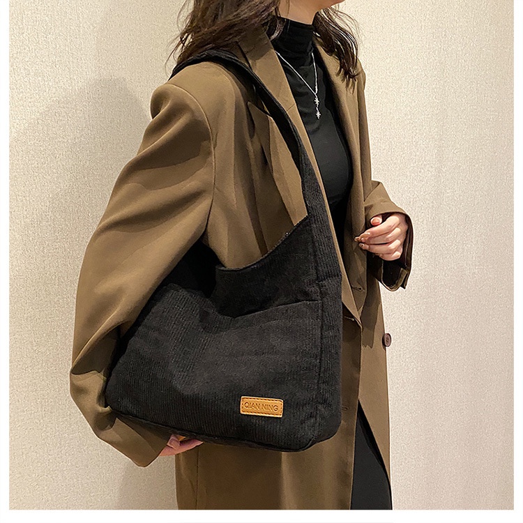 Túi tote đeo chéo vải canvas nhung tăm, len tăm siêu dày hàng QC  | T2015 | royalxuongmay