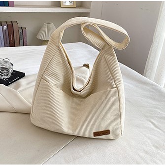 Túi tote đeo chéo vải canvas nhung tăm, len tăm siêu dày hàng QC  | T2015 | royalxuongmay