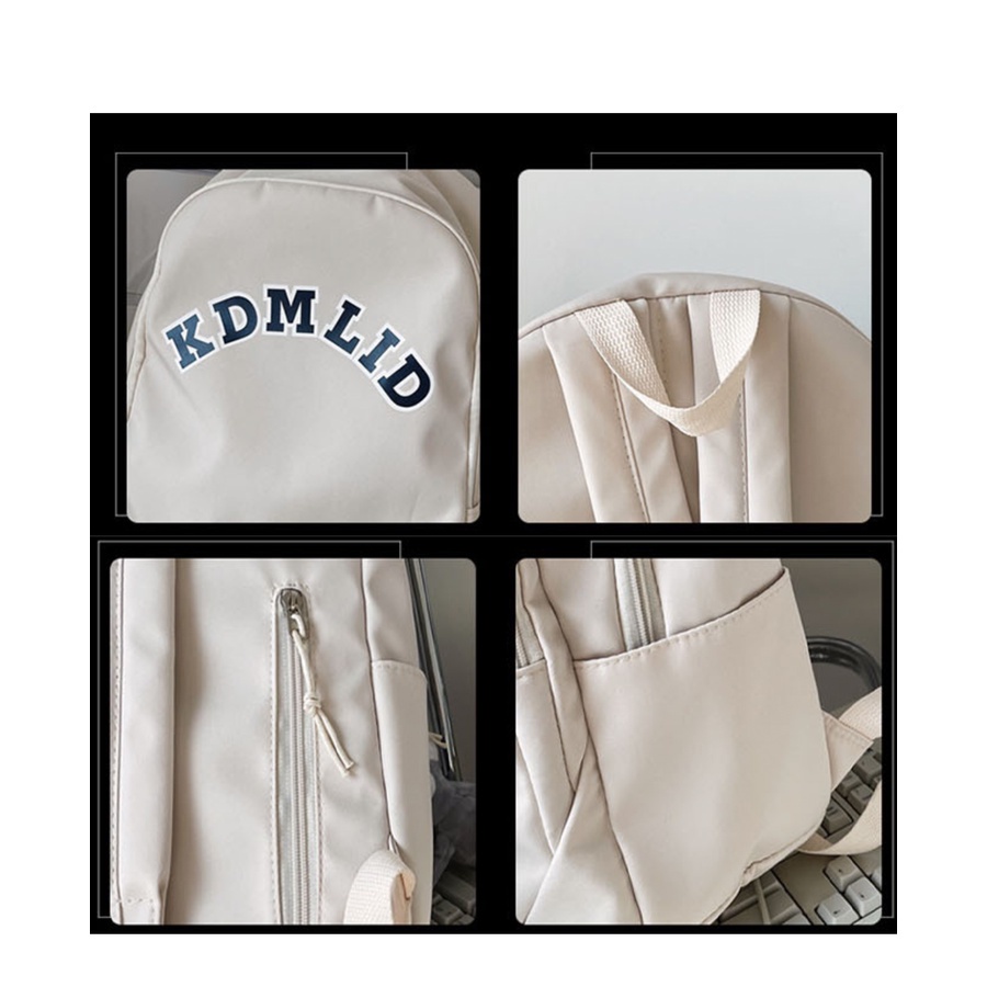 Balo nam nữ ulzzang chống nước, chống nhăn, thể thao đựng laptop đi học đi làm KDMLID hàng Quảng Châu | BL007