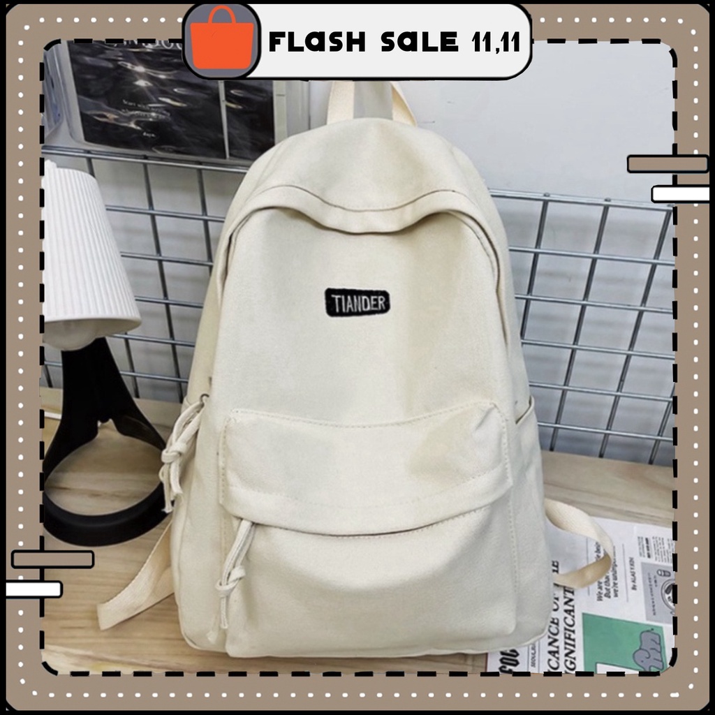 Balo nam nữ ulzzang chất canvas vintage hàng Quảng Châu | BL010