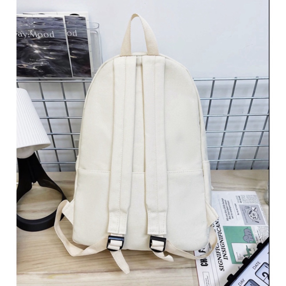 Balo nam nữ ulzzang chất canvas vintage hàng Quảng Châu | BL010