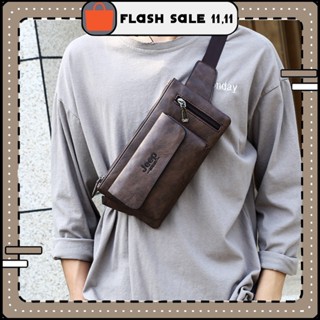 Túi đeo chéo da WEIXIER NGANG Túi bao tử da thời trang nam nữ | Royal