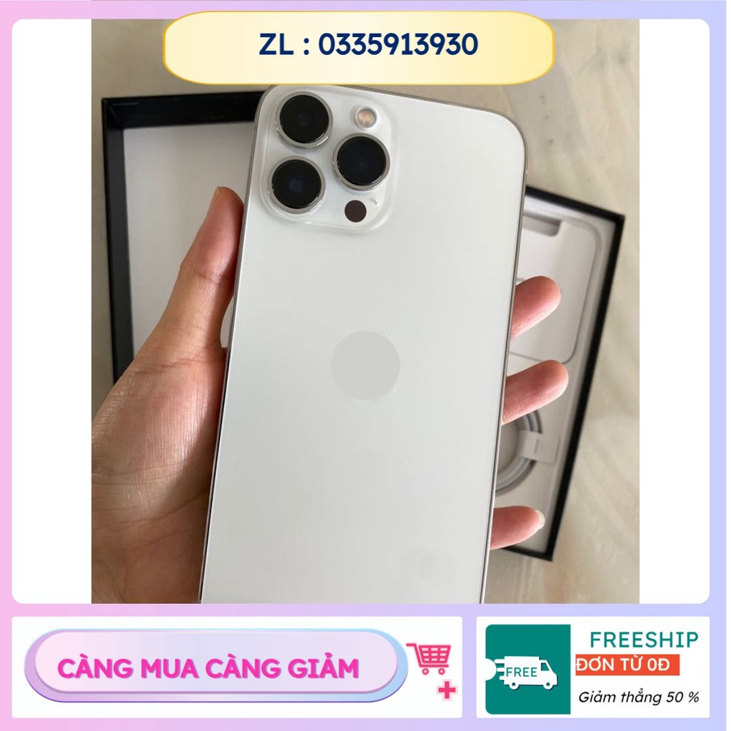 [Giá Sập Sàn] Điện thoại 13 PRM 128GB màu trắng - Chính Hãng - 1 đổi 1 trong 7 ngày | BigBuy360 - bigbuy360.vn