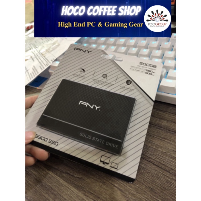 Ổ cứng SSD PNY CS900 2.5&quot; Sata-III, 6Gb/s 250GB và 500GB - Chính hãng ( BH 3 năm) - Poogroup