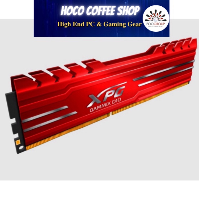 Ram máy tính bàn Adata DDR4 XPG Gammix D10 16GB và 8GB Bus 3200MHz - Chính hãng ( BH 5 năm) - Poogroup