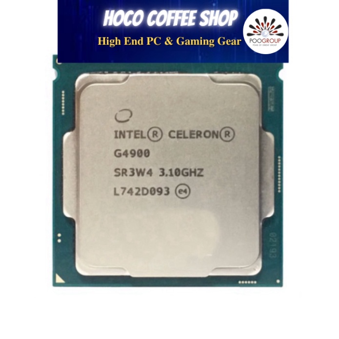 CPU Intel Celeron G4900 (3.10GHz, 2M, 2 Cores 2 Threads) TRAY NEW - Chính hãng BH 36T - Poogroup
