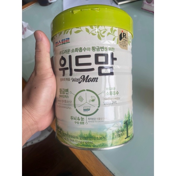 SỮA WITH MOM HÀN QUỐC SỐ 1,2,3 mẫu mới