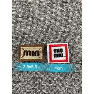 Patch vải ủi nhiệt hình thêu miu miu