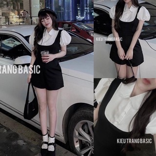 Jumpsuit nữ sơ mi ngắn tay xinh xắn dành cho các nàng diện đi chơi siêu xinh Vip 166