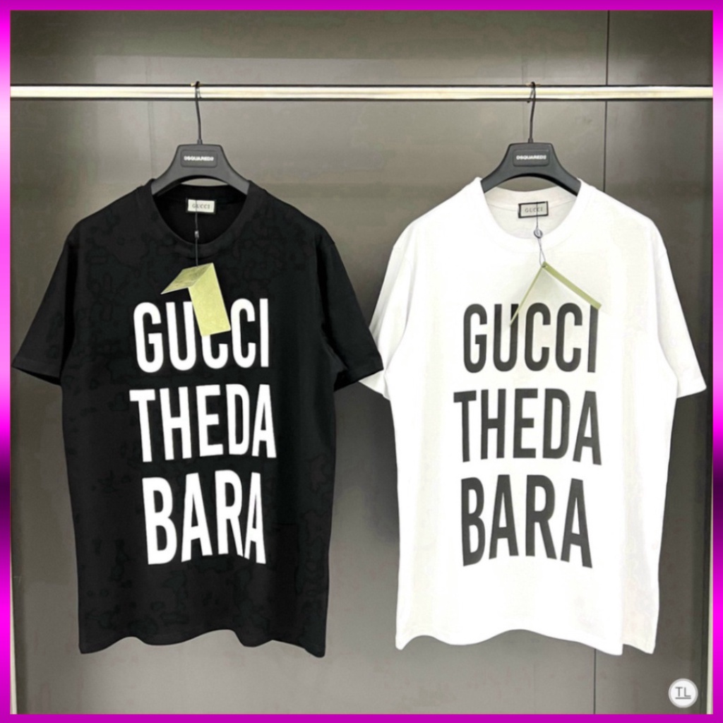 Áo thun Gucci Theda Bara in chữ hot trend Nam nữ New 2023. Áo Phông Unisex Nam Nữ. Giá sinh viên 1234