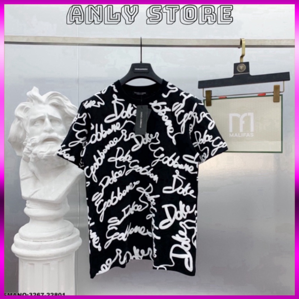Áo phông Nam cotton in chữ Dolce quanh áo. Áo Thun Nam Nữ nhiều chữ siêu hot 2023 Giá sinh viên 1234