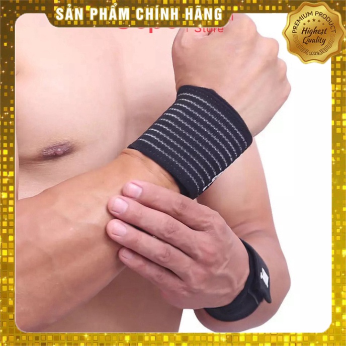 Băng Cuốn đàn hồi co dãn chở che Cổ Tay chống trơn Tập Gym, Sport Aolikes A-1536 Quấn đỡ đần cổ tay 1526-L40 pkat8