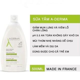 Sữa Tắm Aderma Giảm Mụn Lưng 500ml