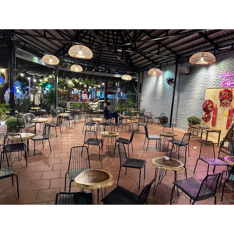 Chân sắt que cho bàn cafe