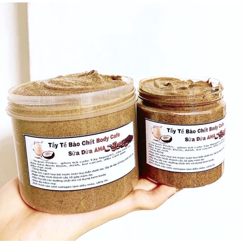 Tẩy da chết body COFFEE sữa dừa