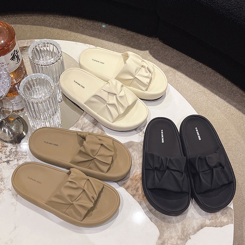 Dép Quai Ngang Đế Dày Thời Trang Mùa Hè Dễ Phối Đồ