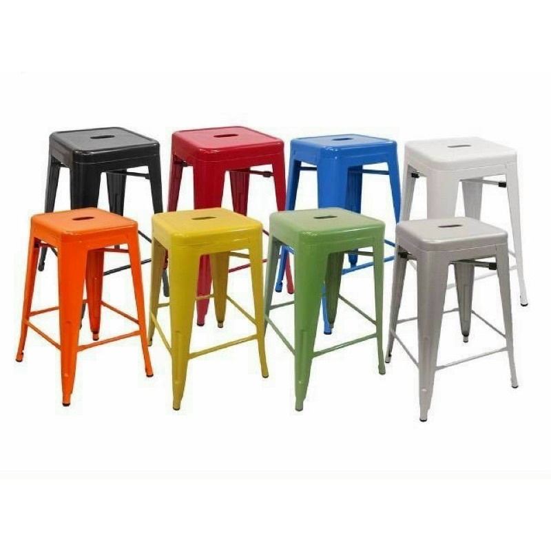 Ghế bar sắt cao tolix ngoài trời thanh lý tồn kho