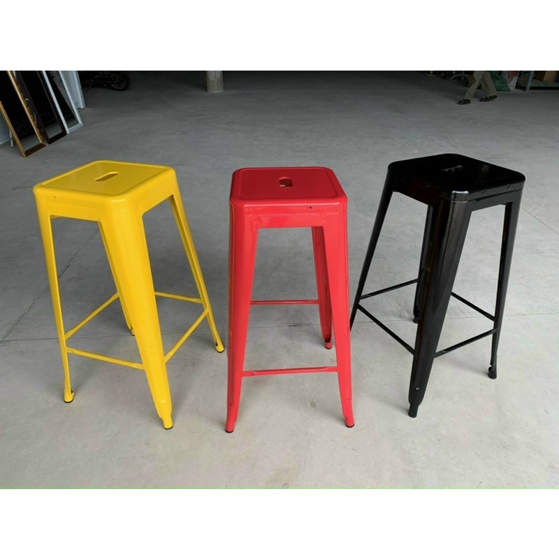 Ghế bar sắt cao tolix ngoài trời thanh lý tồn kho