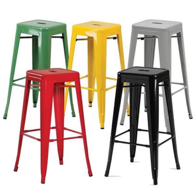 Ghế bar sắt cao tolix ngoài trời thanh lý tồn kho