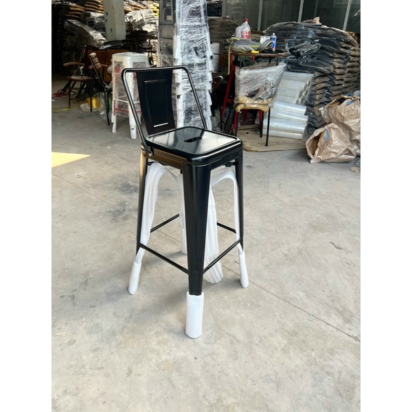 Ghế bar sắt cao tolix ngoài trời thanh lý tồn kho