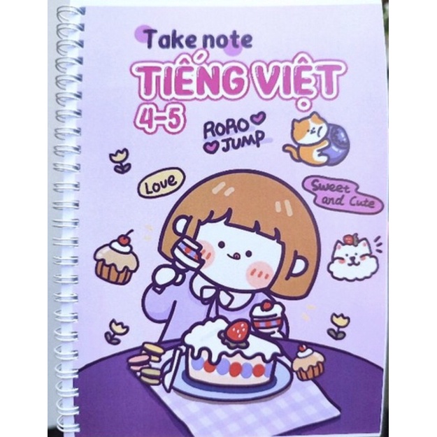 Sổ tay takenote tiếng việt 4-5