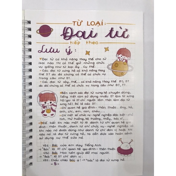 Sổ tay takenote tiếng việt 4-5
