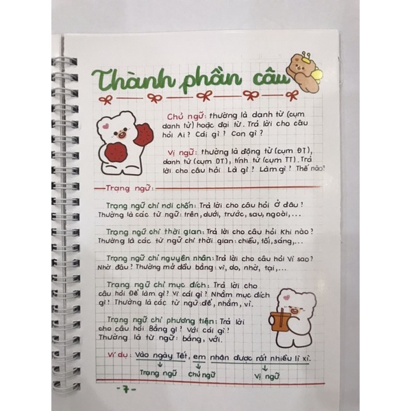 Sổ tay takenote tiếng việt 4-5