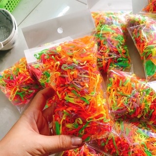 [GIÁ SỈ] Thun cột tóc bịch mix đủ màu 100g/ 500g