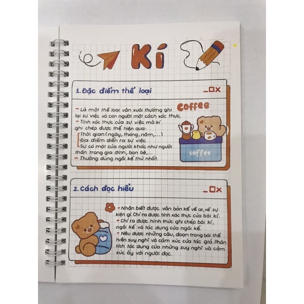 Sổ Giấy Lò Xo Takenote Trang Trí Văn 6 Chương Trình Mới