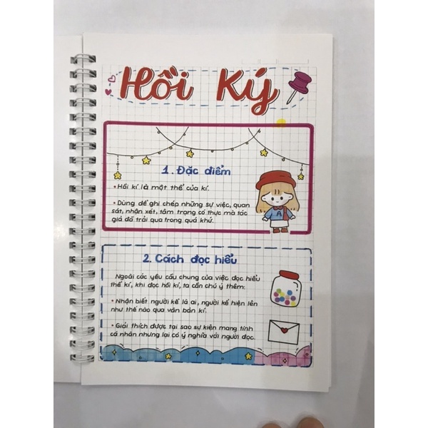 Sổ Giấy Lò Xo Takenote Trang Trí Văn 6 Chương Trình Mới