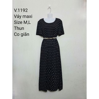 ĐẦM MAXI HOẠ TIẾT