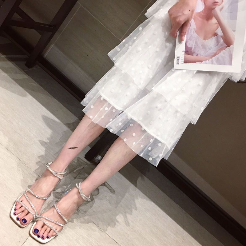 Giày Cao Gót Đính Đá Thời Trang Dành Cho Nữ