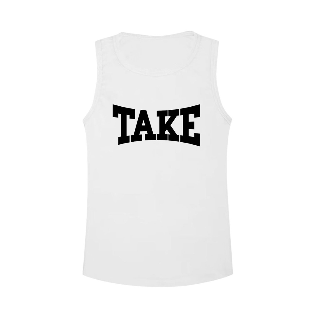 Jiashucheng Áo Thun Ba Lỗ Dáng Rộng In Chữ Phong Cách Hip Hop Mỹ Thời Trang Mùa Hè Cá Tính