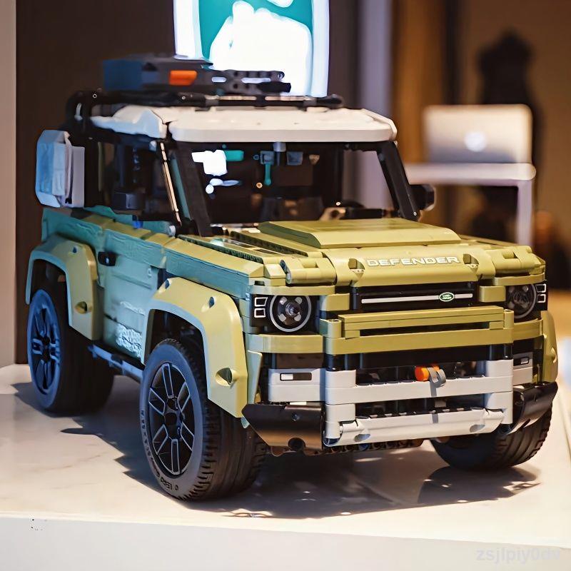 Tương thích với Lego Land Rover Defender Xe Địa Hình Lắp Ráp Các Khối Xây Dựng Ô Tô Khổng Lồ Cậu Bé Tặng Độ Khó Cao