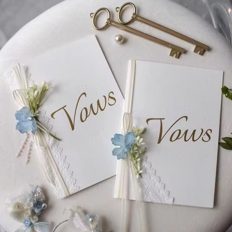 Bộ Thẻ Bài Trò Chơi Cô Dâu Mori Hàn Quốc Tươi Mới Nhỏ Nhắn Chú Rể lily Tuyên Ngôn Chú Rể Hoa lily Của Hàn Quốc