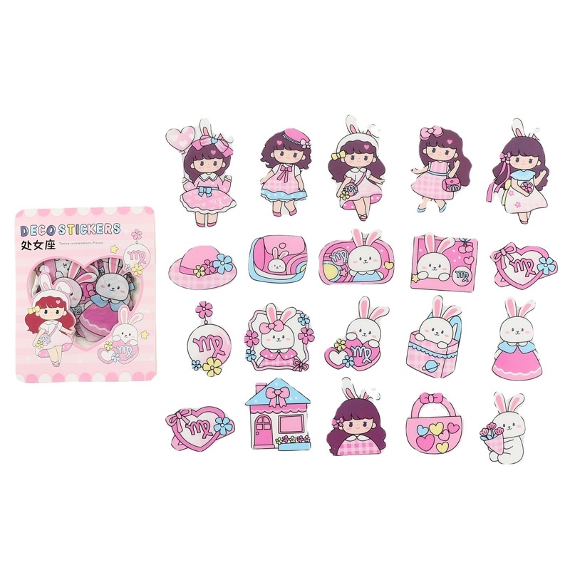 Bộ Sticker 40 Hình Cung Hoàng Đạo Xinh Xắn-ST004