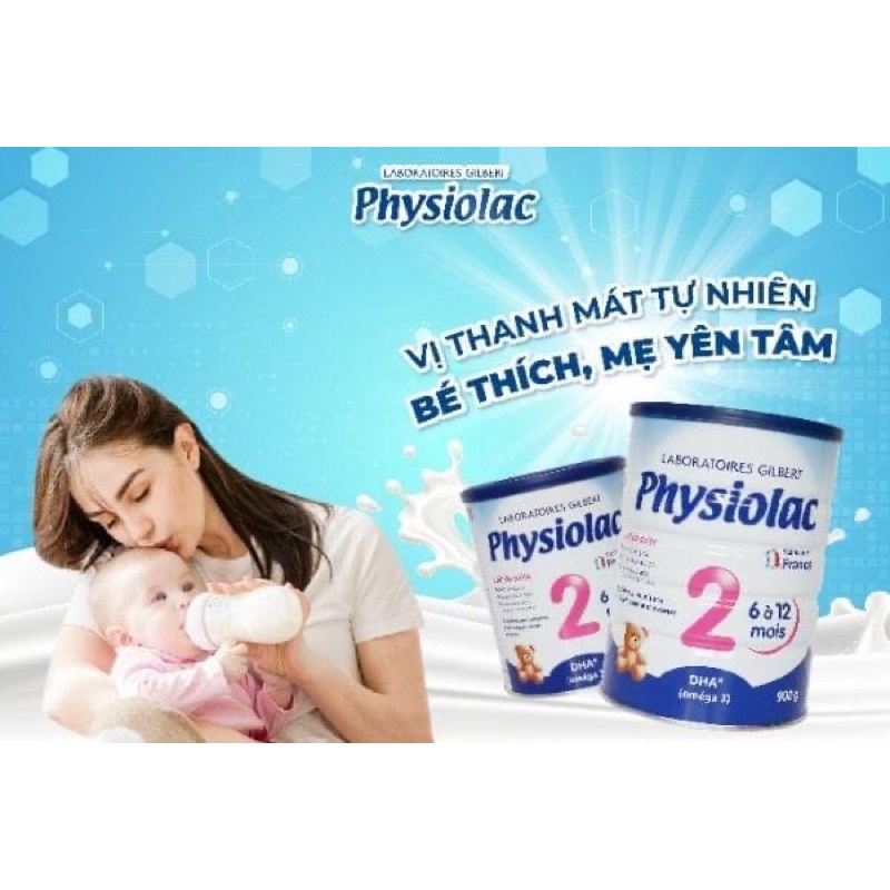 Sữa bột Physiolac Pháp số 1,2 400g