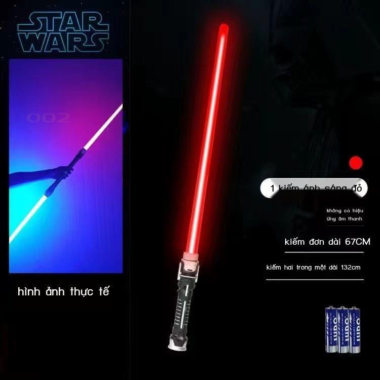 ↂ✣a34aw__dlhSet 2 Thanh Kiếm Ánh Sáng Lấp Lánh 1 Cái "Star Wars” Đồ Chơi Hóa Trang Saber Dành Cho Trẻ Em Làm Qu