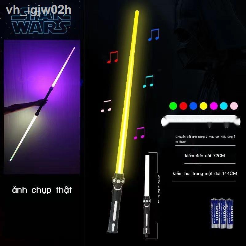 ﹊✾vh_igjw02hĐồ Chơi Kiếm Ánh Sáng Light Saber - Gậy Ống LED - Kiếm Laze có đèn và âm thanh-1e0Yiy