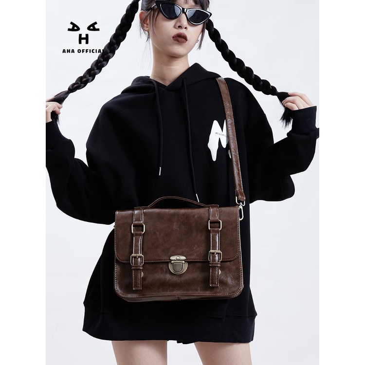 Túi Đeo Chéo Phong Cách Retro Nhật Bản Thời Trang