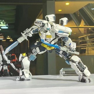 Lego kamen riderlego xetoysxe lăp rápTương thích với LEGO Mech Building Blocks Pacific Rim 2 Lắp Ráp Đồ Chơi Giáo Dục