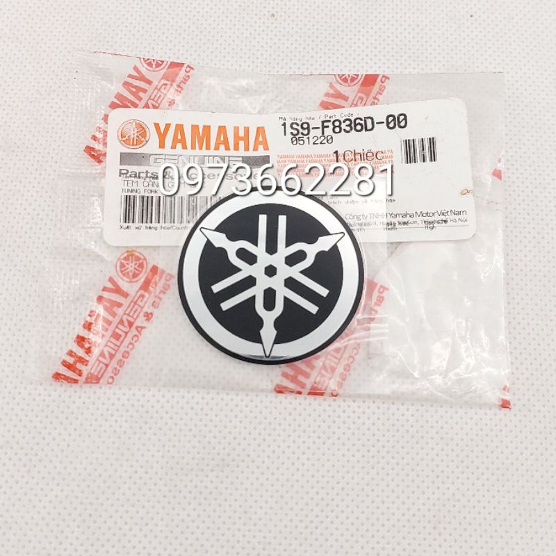 Tem logo yamaha , nhựa bửng yếm EXCITER 2006-2010 zin