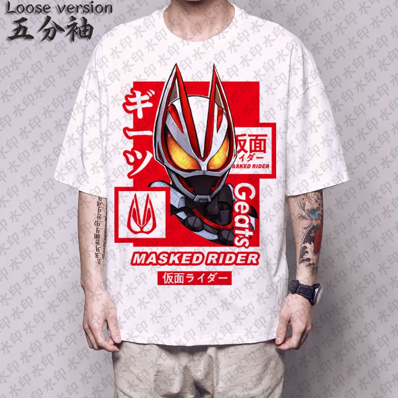 Áo Thun Tay Ngắn In Hình Siêu Nhân Kamen Rider Kaade gZero1 Thời Trang Mùa Hè Cho Nam