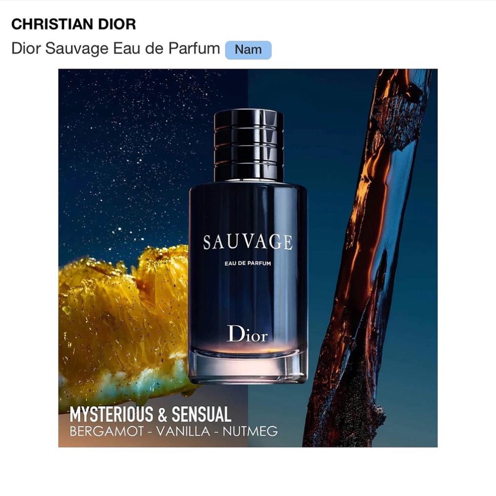 Nước hoa nam Dio Sauvage EDP 100ml Badboy nam tính  - mie Perfume