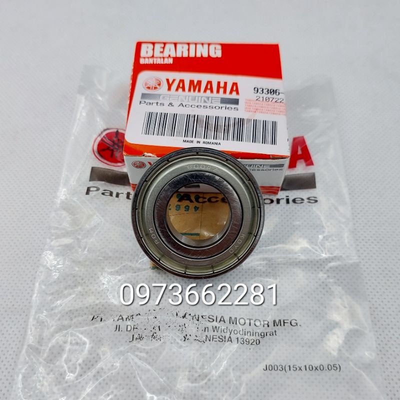 Bạc đạn, vòng bi cùi dĩa nhông tải EXCITER, SIRIUS, JUPITER...zin 6004