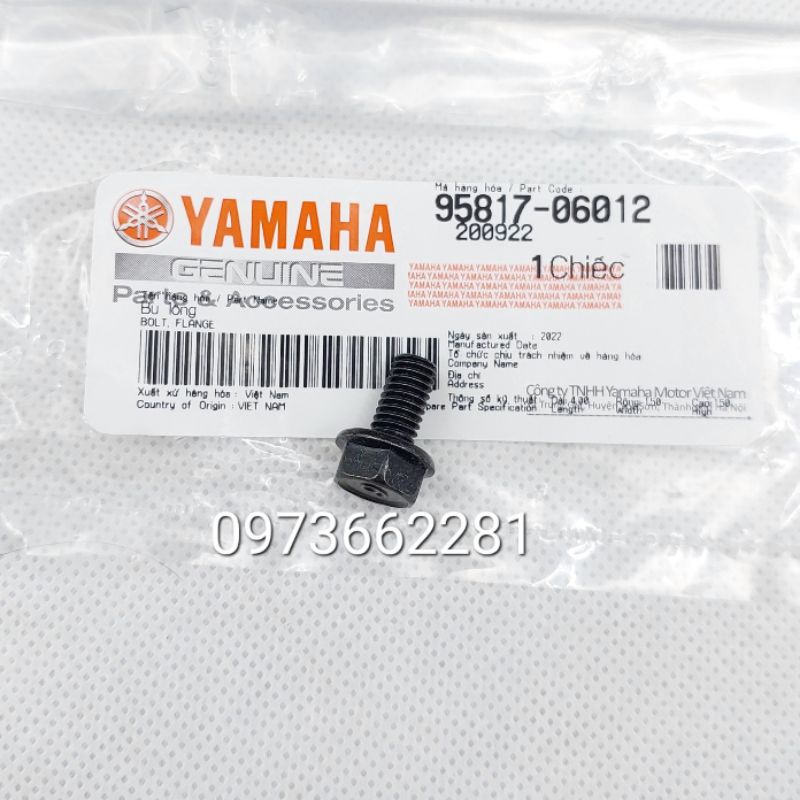 Ốc, bu lông bắt kẹp dây dầu phanh, khung ic EXCITER 2006-2010